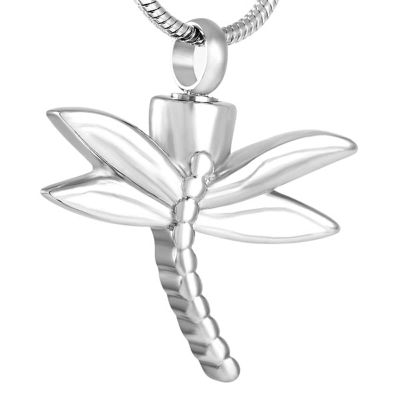 SHEIL Dragonfly Urn Pendant for Ashes Memorial Ash Keepsake Urns for Pet/Human Ashes Urn Necklace Gift