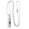 SHEIL Paw Print Mark Tube Pendant for Pet (Dog Cat) Ashes Keepsake Urns Memorial Ash Locket Urn Necklace Memorial Cremation Jewelry view 4