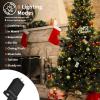 BOLWEO Christmas Tree Lights, 400LED 16 Lines Christmas Lights for Tree 8 Modes for 6ft-7ft Christmas Tree, UL Certified Indoor Outdoor Christmas Decorations 16 * 6.6ft Drops Warm White view 3