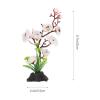 Housoutil Sushi Plate Decoration Realistic Artificial Flowers Unique Japanese Style Home Ornament for Sashimi Dish Elegant Cold Dish Decor Stable Base Design Material view 3