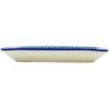 Polmedia Polish Pottery Square Platter 8-inch UNIKAT - Key Lime Dreams Pattern Handmade in Boleslawiec Poland by Ceramika Artystyczna + Certificate of Authenticity view 3