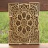 BHDecor Home Wall Decor  Multilayered Laser Cut Carved Elegant Wooden Mandala Hanging MDF Panels for Decoration - Rustic Contemporary Artwork 11.8 x 11.8 inch (30cm) view 3