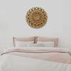 BHDecor Home Wall Decor  Multilayered Laser Cut Carved Elegant Wooden Mandala Hanging MDF Panels for Decoration - Rustic Contemporary Artwork Natural Wood, 11.8 x 11.8 inch (30cm) view 4