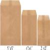 Quotidian Brown Flat Medium Glassine Paper Bags Envelope 5x7 in, 100 Count view 3