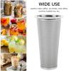304 Stainless Steel Filter, Cold Brew Coffee Filter Cone Mesh with White Rubber Circle Coffee Brew Infuser for Fruit Drink, Stainless Steel Filter and Infuser for Cold Brew(8x15cm/3.1x5.9in) view 2