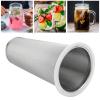 304 Stainless Steel Filter, Cold Brew Coffee Filter Cone Mesh with White Rubber Circle Coffee Brew Infuser for Fruit Drink, Stainless Steel Filter and Infuser for Cold Brew(8x15cm/3.1x5.9in) view 4