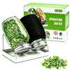 Boombamo Premium Sprouting Jar Kit 2Pcs Large Wide Mouth Mason Jars With Screen Sprout Lid,Sprouting Jar Stand,Tray,Blackout Sleeves,-Seed Sprouting Kit For Growing Mung beans,Broccoli view 1