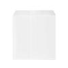 Quotidian White Flat Square Glassine Paper Bags Envelope 5x5 in, 100 Count view 2