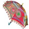 Fabric Embroidered Rajasthani Umbrella (Multi Color and Assorted), Photo Shoot, Celebration, Party, Events etc. By Indian Collectible view 1
