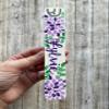 Lea Joelle Handmade Hamsa, Mezuzah, Jewish Baby Naming Gift Set, Lavender Design, Birthday Girl, Personalized Name, Hebrew view 4