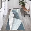 GRAPKS Geometric Design Non-Slip Hallway Runner Carpet, Washable Narrow Runner Rug Corridor, Kitchen, Bedroom Floor Mat 60cm/70cm/80cm/100cm Wide (Size : 2.3 ft x 11.5 ft) view 4