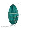 Christmas Tree Storage Bag Set of 2 - Christmas Tree Bags to Store 7.5Ft Artificial Trees Upright and Decorated All Year by Tiny Tim Totes (Green) view 2