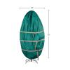 Christmas Tree Storage Bag Set of 2 - Christmas Tree Bags to Store 7.5Ft Artificial Trees Upright and Decorated All Year by Tiny Tim Totes (Green) view 3