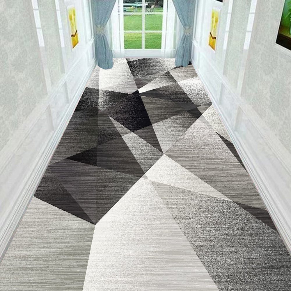 Geometric Washable Area Rug for Kitchen/Bedroom, Decorative Hallways Carpet Runners Narrow Entryway Narrow Runner Rug Mat 80x200cm/100x600cm (Size : 2.6 ft x 4.9 ft)