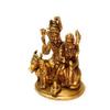 Brass Shiv PARIVAR /Shiva Family/ SHIVPARIVAR Purely Handcrafted Shiva Parvati Ganesh Idol | Shiv Parivar Murti | Statue by Indian Collectible view 2