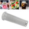 304 Stainless Steel Filter, Cold Brew Coffee Filter Cone Mesh with White Rubber Circle Coffee Brew Infuser for Fruit Drink, Stainless Steel Filter and Infuser for Cold Brew(8x21cm/3.1x8.2in) view 3
