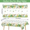121Pc Jungle Safari Theme Baby Shower Decorations, Birthday Party Supplies For Boy And Girl, Tablecloth, Paper Plates Napkins Straws, Cups of Wild Animal Elephant Lion Giraffe Tableware Set, Serves 24 view 4