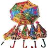 Sun Protection Rajasthani Umbrella Handicraft Walking Stick Umbrella Navratri Decoration Items I Decorative Umbrella (6 Pcs) By Indian Collectible view 2