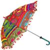 Sun Protection Rajasthani Umbrella Handicraft Walking Stick Umbrella Navratri Decoration Items I Decorative Umbrella (6 Pcs) By Indian Collectible view 3