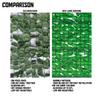 TANG 39"x158"-1PC Faux Ivy Fence Privacy Screen Greenery Roll Artificial Plant Wall Leaf Fences for Patio Balcony Outdoor Chain Link Fence Covering, Custom Size, Light Green Laurel view 4
