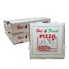 DHG PROFESSIONAL 50 Pack Pizza Box 4 Color Print Hot & Fresh Pizza - Base Color White (10" x 10") view 1