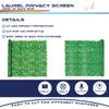 Windscreen4less 4'x14' Artificial Laurel Leaf Privacy Fence Screen Faux Leaves Fence Cover Wall Decoration for Outdoor Garden Patio Porch Deck Balcony Yard (1 Pack, Light Green) view 3