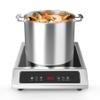 1800W Commercial Induction Cooktop, 120V Stainless Steel Electric Countertop Burner with Digital Touch Panel, 3-Hour Timer - Portable Hot Plate for Restaurant, RV or Food Truck view 1