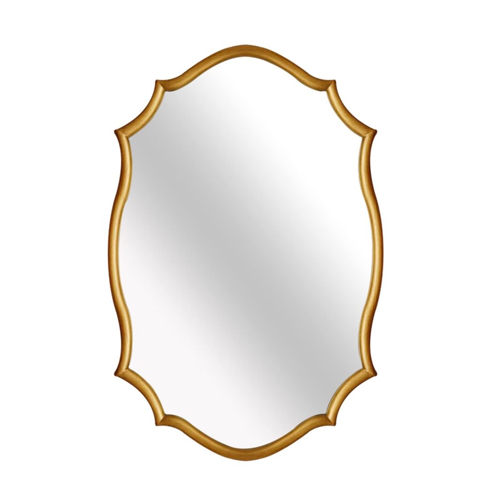 Antique Wood Frame Mirror,Bathroom Vanity Mirrors Wall Mounted,handmade,wooden Border,Round Bathroom Mirror,Can Be Hung Vertically And Horizontally,Round Circle Mirror ( Size : 60cm(23in)x80cm(31in) )