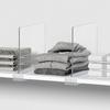 Aolloa 8 PCS Shelf Dividers for Closet Organization Acrylic Clear Closet Shelf Divider for Wooden Shelving Suitable for Wooden or Vertical Shelves Or Bedroom, Kitchen and Office view 4