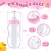 Tessco for you 2 Pcs 15in Jumbo Baby Bottle Bank Baby Shower, Pink view 2