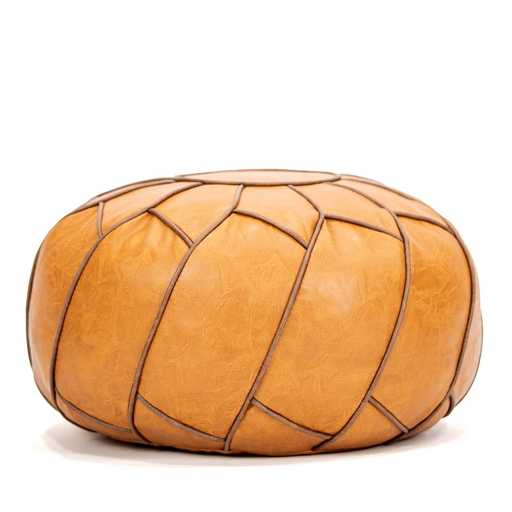 Moderner Pouf Ottoman Pumpkin Color