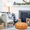 Moderner Pouf Ottoman Pumpkin Color view 4