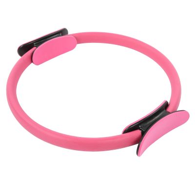 Alvinlite Pilates Ring Magic Fitness Circle Double Handle Exercise Equipment for Toning Sculpting Thighs Improve Core Power Strength -5676 (Pink) Fitness Circle
