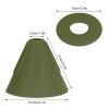 Sillcone Coffee Dripper Camping Filter Holder Reusable Cone Coffee Filter Holder for Travel Hiking Home Office(Green) view 3