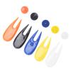 Alvinlite Golf Divot Repair Tool, 5 Pcs Plastic Golf Pitchforks Divot Tool 5 Colours Mix Pack for Men Women Golfer Repairing view 1