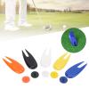 Alvinlite Golf Divot Repair Tool, 5 Pcs Plastic Golf Pitchforks Divot Tool 5 Colours Mix Pack for Men Women Golfer Repairing view 2