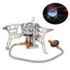 Backpacking Stove Mini Portable Camping Stove Backpack Stove Camp for Outdoor Bacpacking Hiking Picnic camping coffee and BBQ camping gas view 4