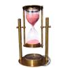 Antique Brass Sand Timer Hour Glass Sand Glass Clock 8 inch Best for Gift Item Home Desk Office Decorative Items view 2