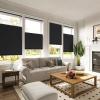 Keego Window Shades Blackout Top Down Bottom Up Cordless Blinds for Windows-Custom Cut to Size Noise Cancelling Window Blinds & Shades for Home Kitchen Bedroom Office (Black, 21" W x 56" H) view 2