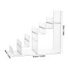 DOITOOL Acrylic Display Riser Shelf Stand: 6 Tier Wallet Perfume Organizer Stands For Pops Figure Makeup Organizer Sunglasses Wallet Collection Display For Table Cabinet Countertops view 3