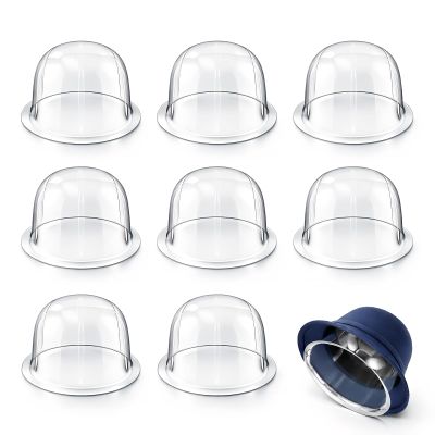 GALPADA Hat Stands Display Holders Organizer: 8 Pcs PVC Tabletop Dome Rack, 57CM/ 22.4inch Hat Shaper for Caps Beanie Fedora Cowboy, Wig Form Protector for Helmet Storage