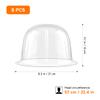 GALPADA Hat Stands Display Holders Organizer: 8 Pcs PVC Tabletop Dome Rack, 57CM/ 22.4inch Hat Shaper for Caps Beanie Fedora Cowboy, Wig Form Protector for Helmet Storage view 4