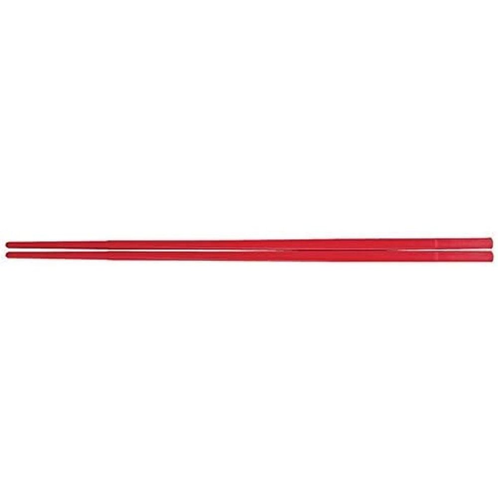 J-kitchens PBT 9.8 inches (25 cm) Japanese Western Medium Round Tip Chopsticks Red OM Made in Japan