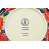 Polmedia Polish Pottery Pasta Bowl 9-inch UNIKAT - Radiant Red Garden Pattern Handmade in Boleslawiec Poland by Ceramika Bona + Certificate of Authenticity view 4