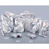 Open Top Aluminum Foil Vacuum Bag, for Sunproof Powder Pet Food Cooked Meat Chicken Tin Foil Heat Sealing Packaging Pouches (Size : 18x25cm 100pcs) view 2