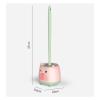 TOMYEUS Wall-Mounted Toilet Brush Household with Base Piglet Free Punch Toilet Brush Holder Bathroom Cleaning Brush Cleaning Set (Color : Blue) view 2