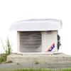 Thicken Air Conditioner Outer Cover, Rain Cover Outdoor Central Ac Cover Plastic Hard Shell Heavy Duty PVC Cover with Fixed Steel Wire Easy to Install MAHFEI (Color : White, Size : 110x43x18cm) view 1