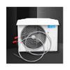 Thicken Air Conditioner Outer Cover, Rain Cover Outdoor Central Ac Cover Plastic Hard Shell Heavy Duty PVC Cover with Fixed Steel Wire Easy to Install MAHFEI (Color : White, Size : 110x43x18cm) view 2