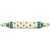 Polmedia Polish Pottery Rolling Pin UNIKAT - Bee Happy Pattern Handmade in Boleslawiec Poland by Ceramika Artystyczna + Certificate of Authenticity view 2