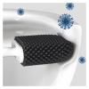 TOMYEUS Bathroom Toilet Brush Household Silicone Toilet Brush Toilet Brush Wall-Mounted Cleaning Kit (Color : White) view 4